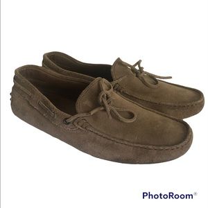 TODS Gommino suede moccasin driving loafer size 7 mens